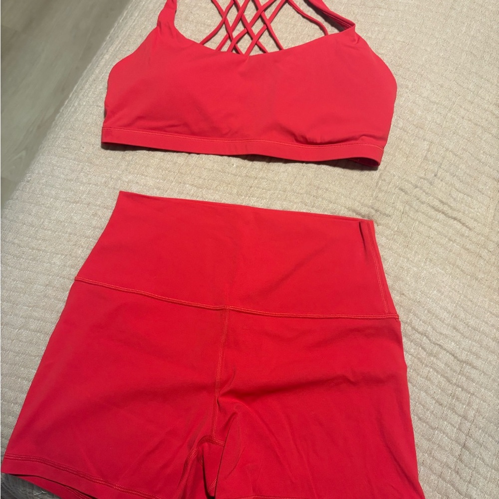 Crazy Yoga red set